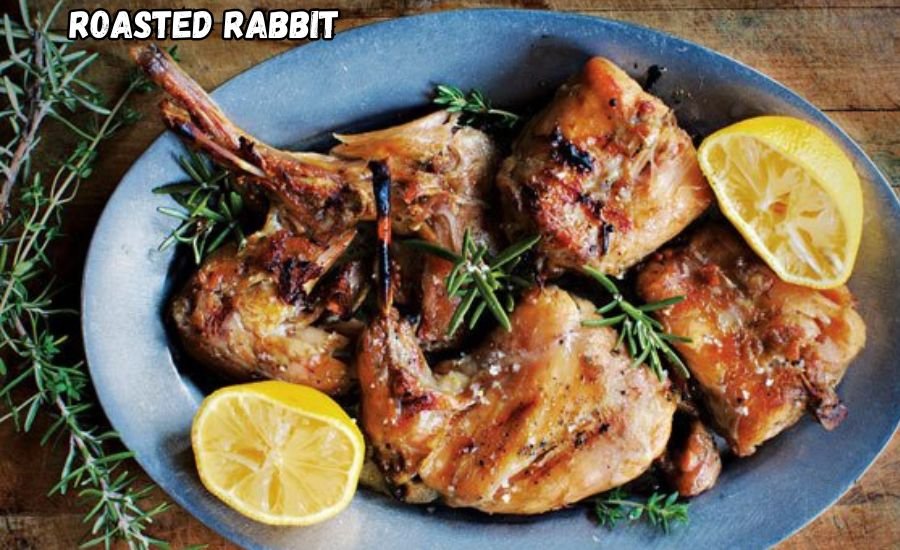 roasted rabbit