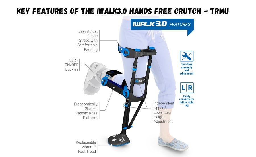 iwalk3.0 hands free crutch - trmu