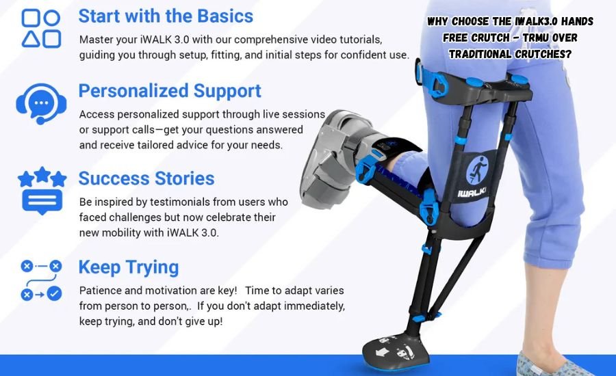 iwalk3.0 hands free crutch - trmu