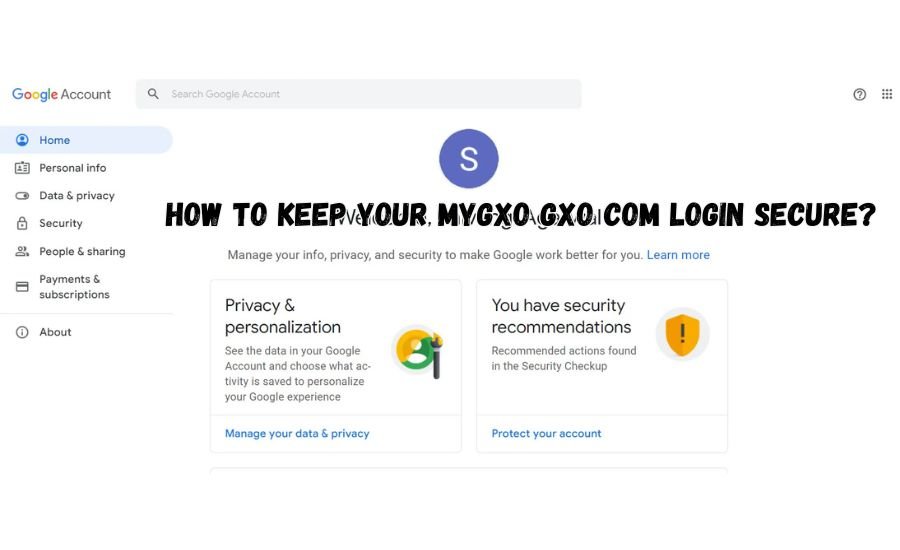 mygxo gxo com login